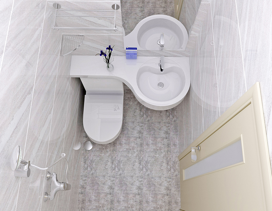 Social Praesent Integrated latrina cum plena resina Fibra Panel Structure