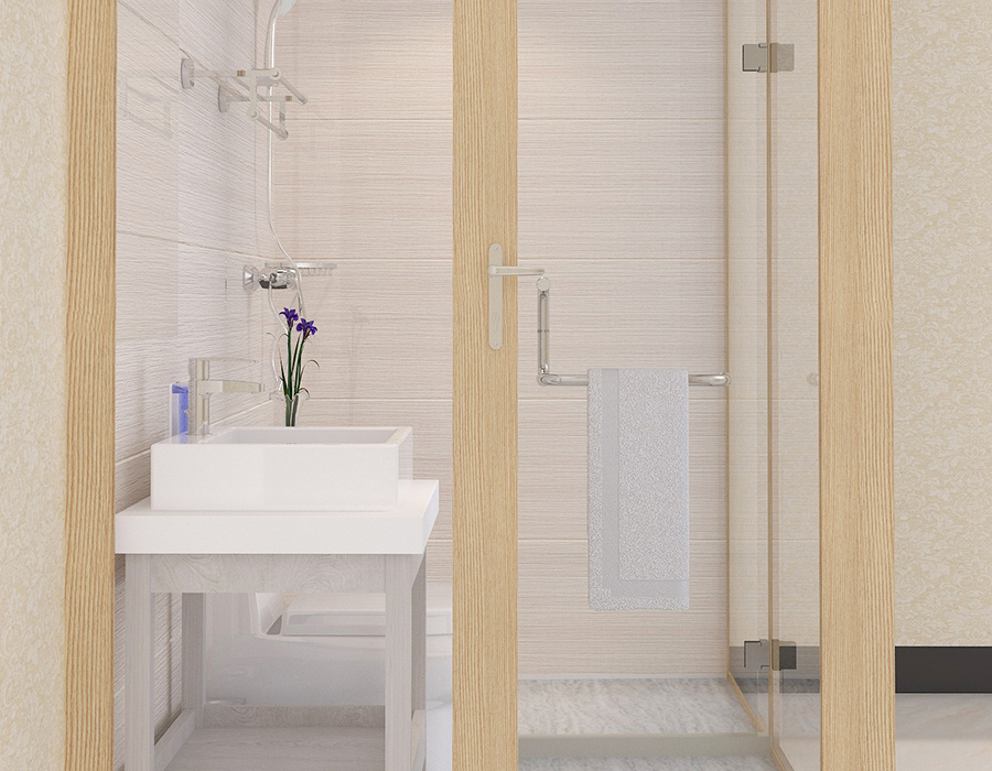 Integrated Bathroom Solution with Full Panel System for Prefabricated Installations