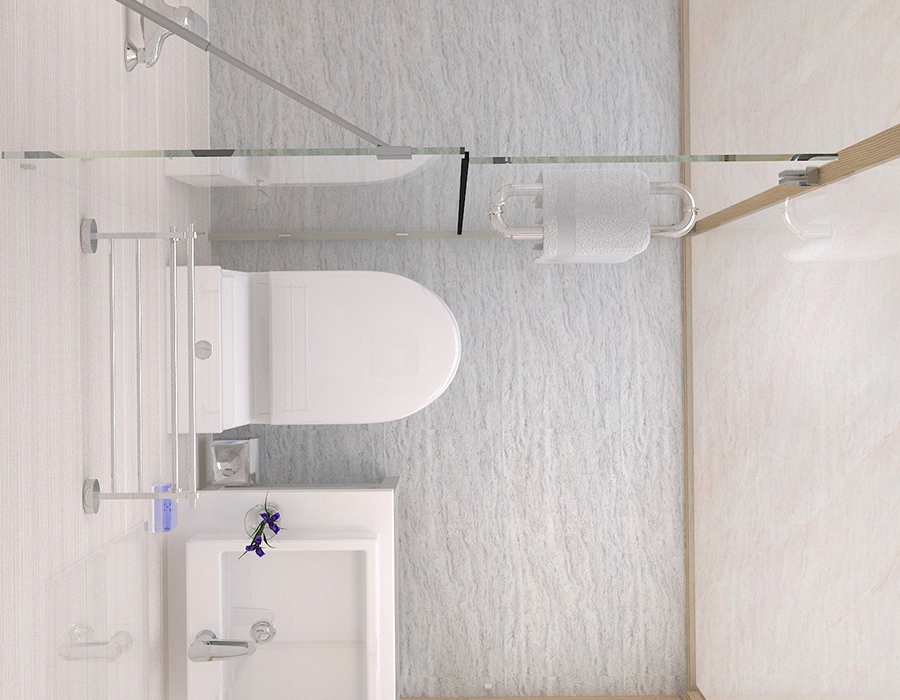 Integrated Bathroom Solution with Full Panel System for Prefabricated Installations