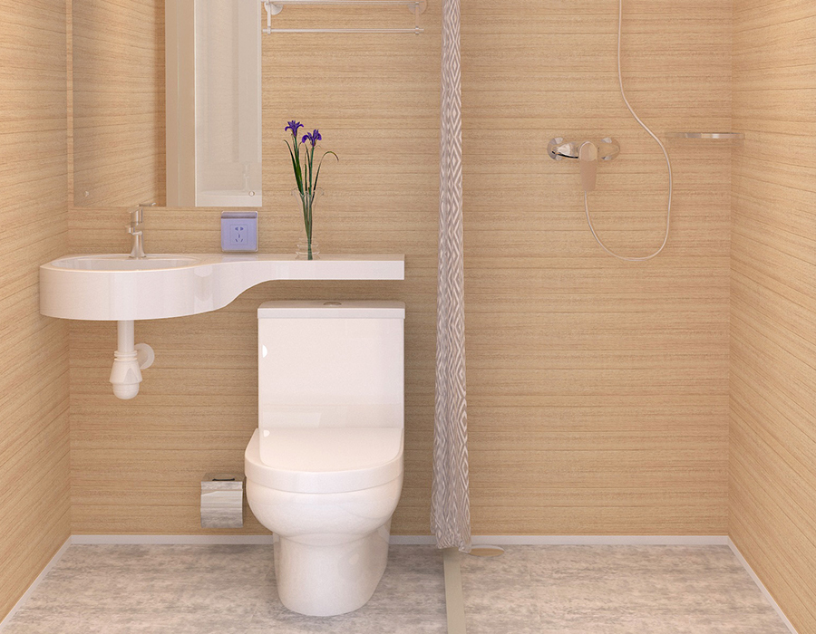 All-Panel PEC Resina Fibre Modularis Bathroom
