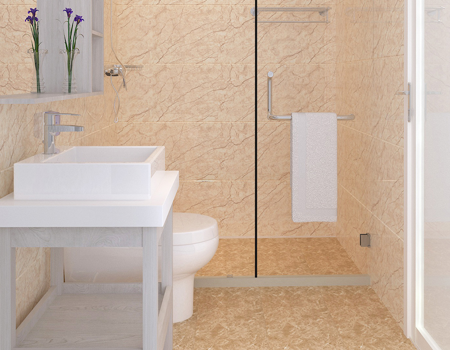 Praefabricata Dormitorium Bathroom Unit cum plena PEC Resina Fibre Panel System