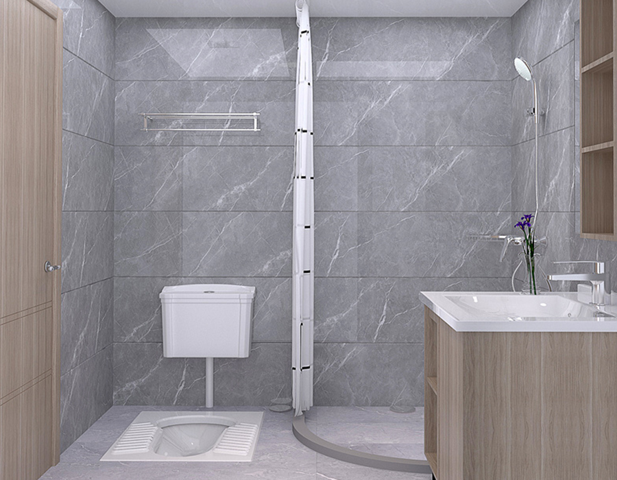 PEC Resin Fiber Panel Integrated Apartment Bathroom Unit