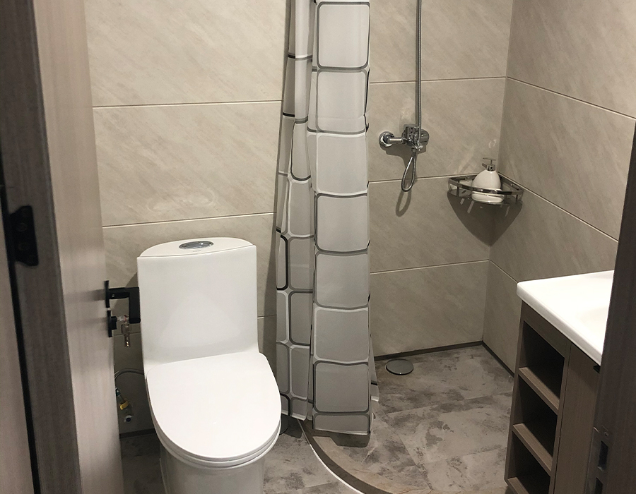 PEC Wall Board Horizontalis Prefabricata Modular Sanitary Bathrooms