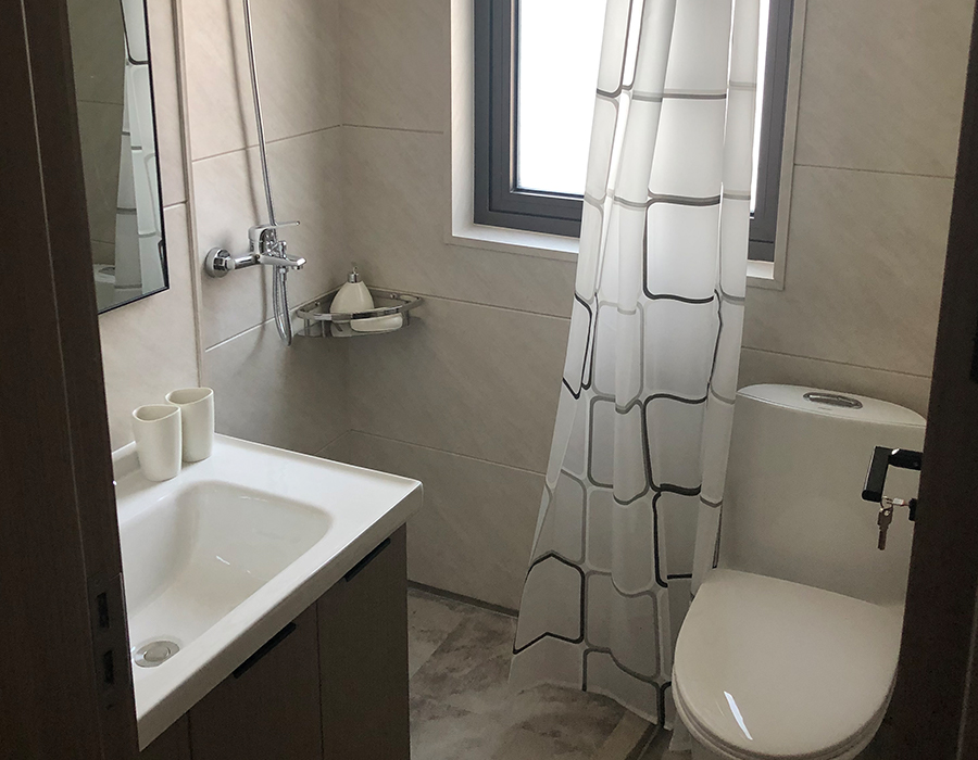 PEC Wall Board Horizontalis Prefabricata Modular Sanitary Bathrooms