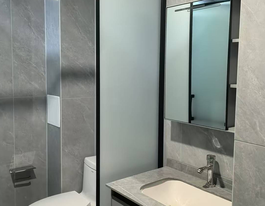Ceramic Tile Rock Slab Superface Prefabricated Latrina Pods